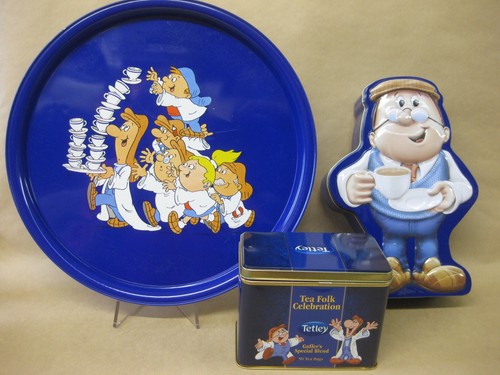Tetley tea caddy tray - caddy, &
