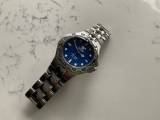 GENUINE MEN'S ZEITNER AQUA-SPORTS STAINLESS STEEL BRACELET QUARTZ WATCH