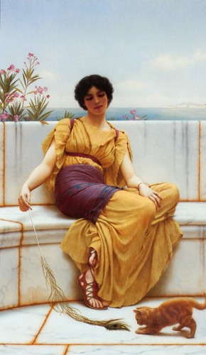 John william godward idleness - william,