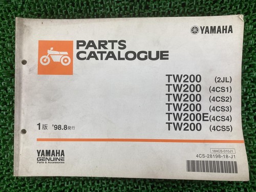 Tw200 parts list - e, 1st