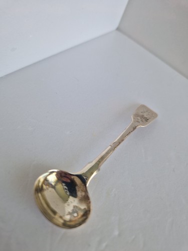 Sterling silver salt spoon - sterling,