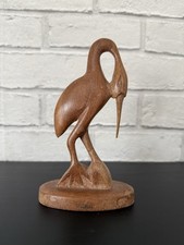 Vintage hand carved wooden - carved,