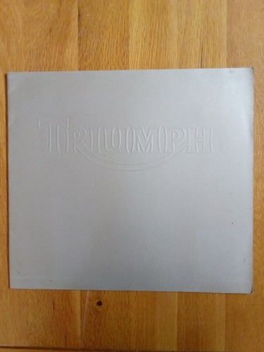 Triumph motorcycles brochure - triumph,