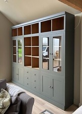 TRIPLE BOOKCASE DRESSER WITH