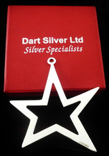 NEW Sterling Silver OPEN STAR