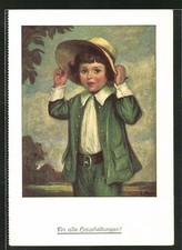 Artist Postcard Munich, Fuel Distrib Raab Karcher-Thyssen G. m. B. H., Small 