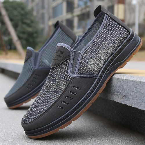 Mens leather slip walking - slip,