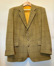Bladen Supasax Brown/Green Tweed Mens Jacket 46/48R In Excellent Condition
