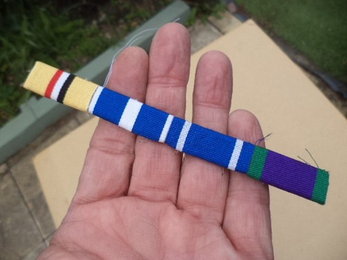 British army medal ribbons - british,