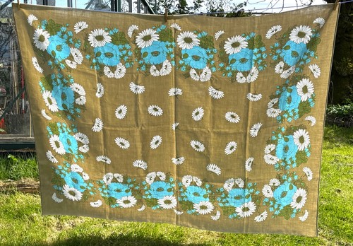 Linen floral rectangular - floral,