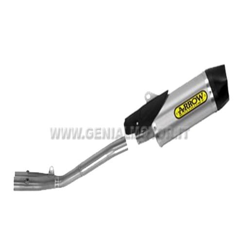 Exhaust link pipe arrow - +,