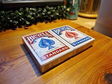 Bicycle Rider Back Playing Cards TWIN PACK USPCC Red & Blue Brand New Sealed