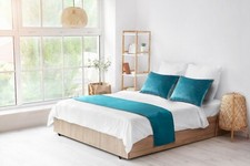 Plush velvet bed runner - bed, ,throw