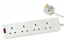 4 WAY MAINS GANG STRIP - 2M