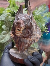 Petrified Wood Carved Crystal