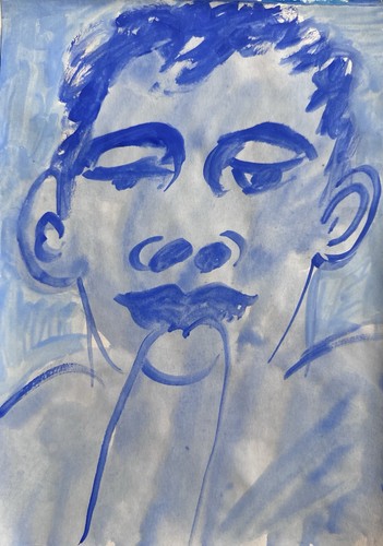 Erotic figure painting bj - -,