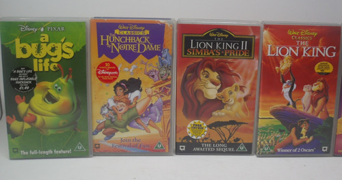 Disney vhs joblot - the, lion