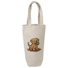 'Muddy Labrador Puppy' Cotton