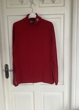 Fila Roll Neck Size Medium Red
