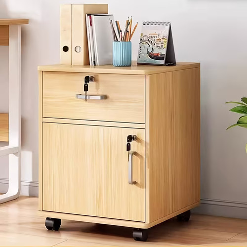 Storage cabinet with drawers - cabinet, &