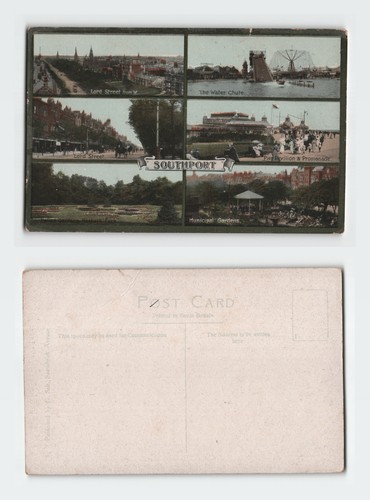 Vintage postcard southport - vintage,