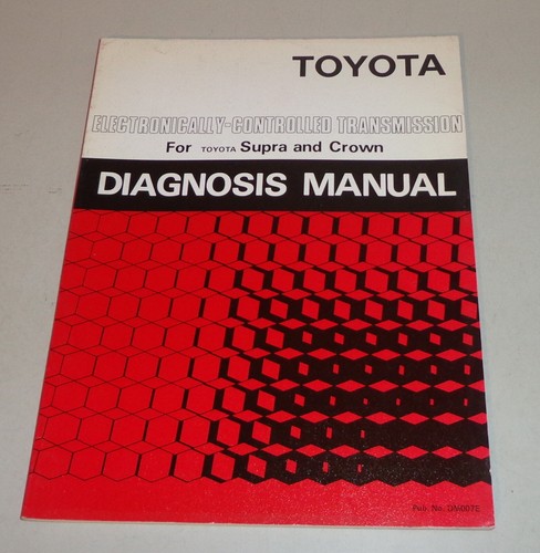Diagnostic manual toyota - diagnostic,