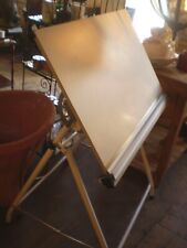  DESIGNERS TECHNICAL DRAWING BOARD ON STAND,COUNTERWEIGHT,FOLDS FLAT