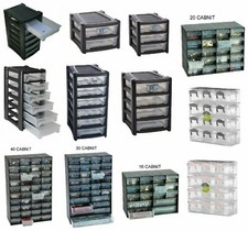 MULTI DRAWER STORAGE CABINET HOME GARAGE NAIL SCREW CRAFT BITS ORGANIZER UNIT