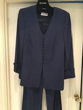 Navy Three Piece Evening