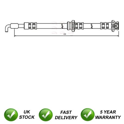 Brake hose front - brake,