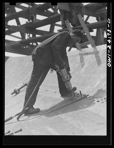 Photo steelworker drilling - photo:steelworker,