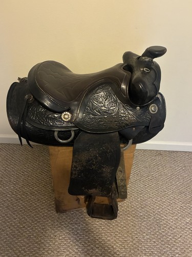 Nice western leather - leather, saddle