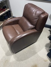 Parker Knoll Charleston Black leather Power Reclining armchair. RRP£2000