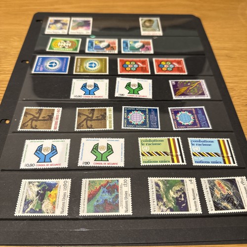 United nations stamps - nations, mostly