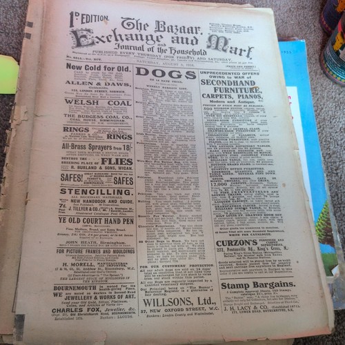 Aug 1916 bazaar exchange - 1916,, &