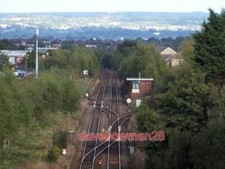 PHOTO  EXMOUTH JUNCTION SIGNAL BOX EXETER TO THE RIGHT AT THIS JUNCTION WAS A LA
