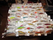 lot 56 various new rapala style trout salmon pike fishing lure plugs crankbaits
