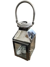 stainless steel lantern candle holder Candle Not Included
