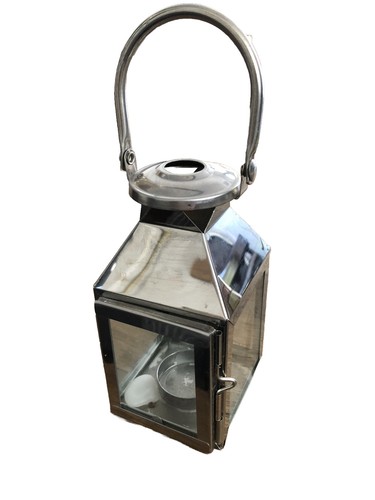 Stainless steel lantern - stainless,