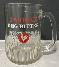 Courage Tavern Keg Bitter Pint glass Tankard - 1968 Crown Stamped 478 - 1960s