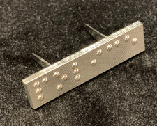Police Metal Braille Bar for