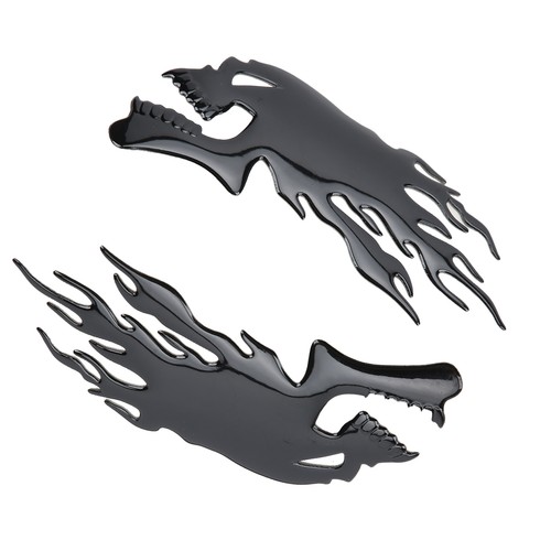 2pcs fuel tank sticker - 2pcs, 3d