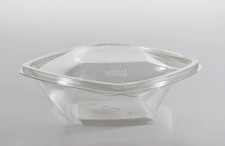 20 Twisty Plastic Deli Fruit Salad Bowls With Hinged Lid 375cc Cafe Mel Prep