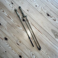 Large Vintage Brass Fire