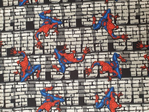 Spider man fabric - spider-man, 100%