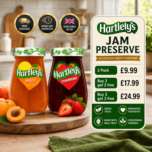 Hartley jam preserve 300g - jam,