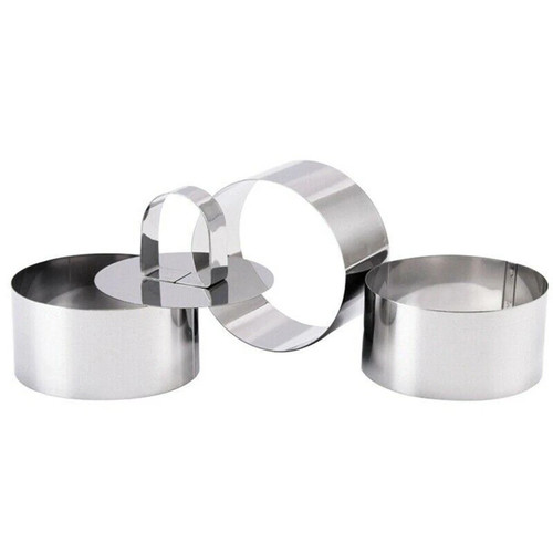 Set round 8cm stainless - 4,