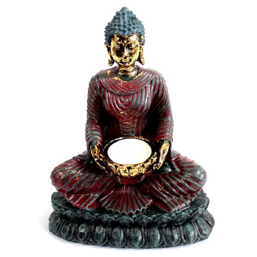 Antique buddha devotee - antique,