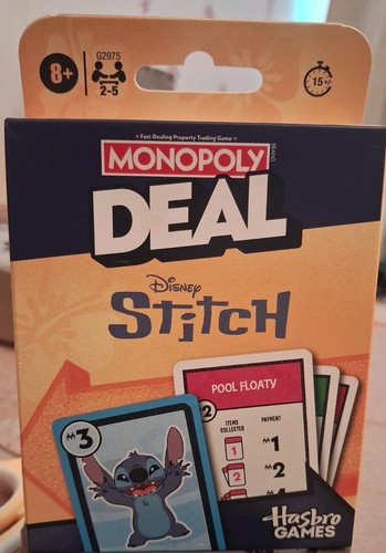 Monopoly deal disney stitch - monopoly,