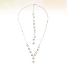  Pendant Necklace Wedding Jewellery for Women Bridal Backdrop Bride Miss